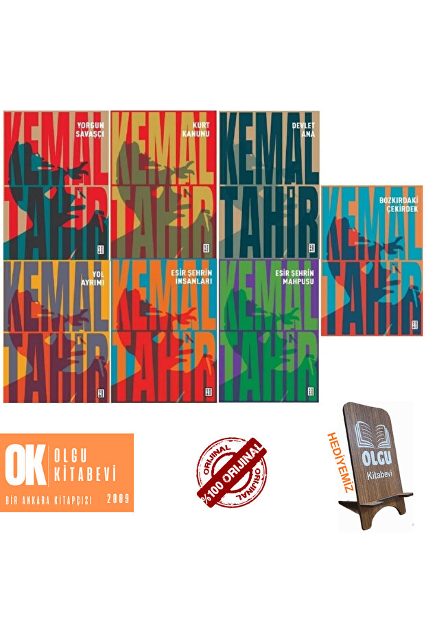Devlet Ana - Kurt Kanunu - Yorgun Savaşçı - Esir Şehir Üçlemesi - Bozkırdaki Çekirdek / 7 Kitap Set