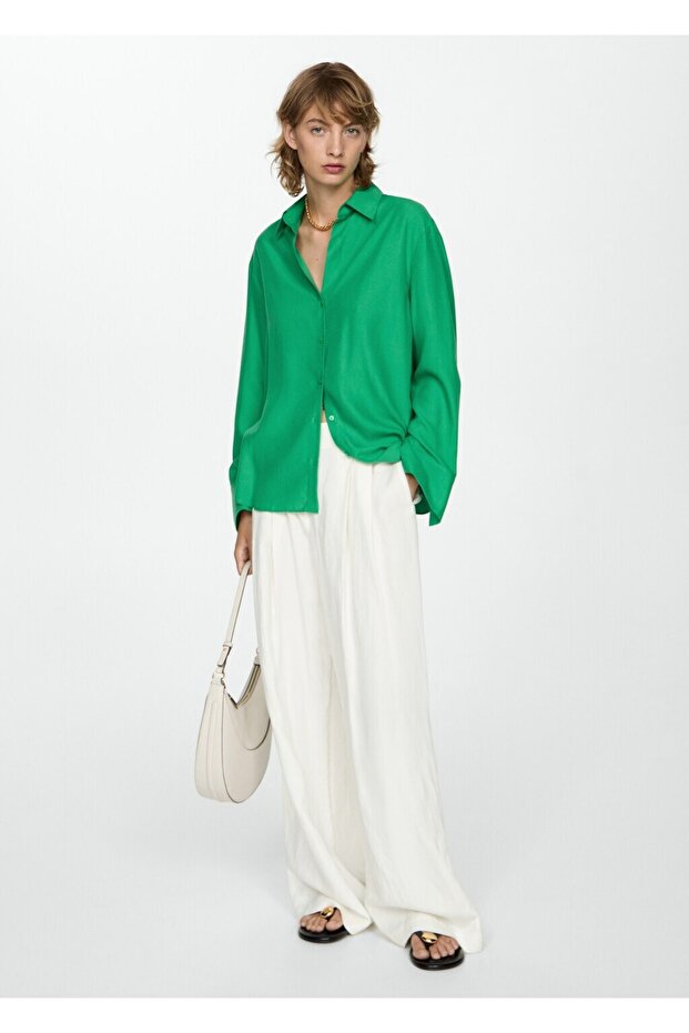 Lyocell akışkan gömlek - 2