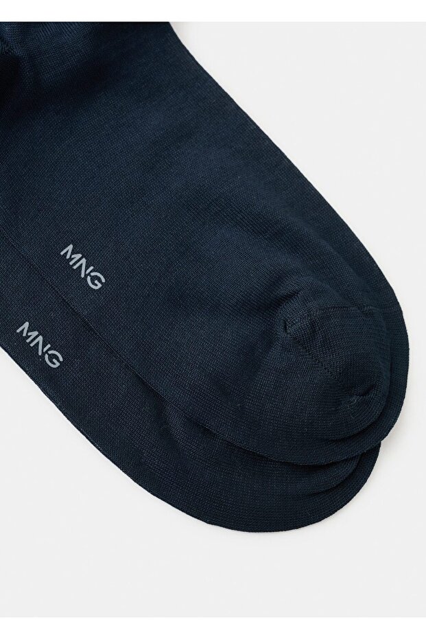 2'li uzun pamuklu çorap seti - 3