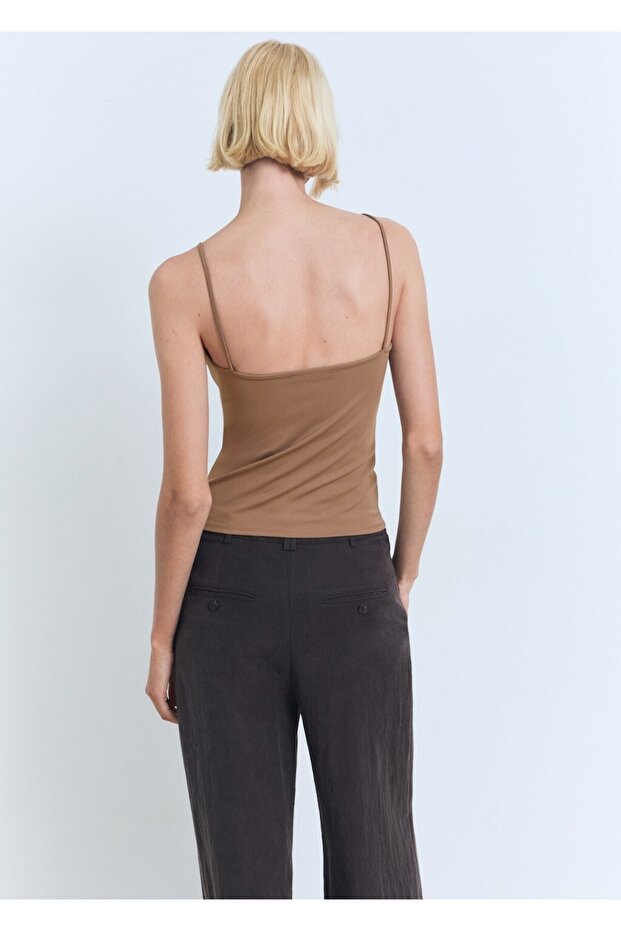 İnce askılı bluz - 4