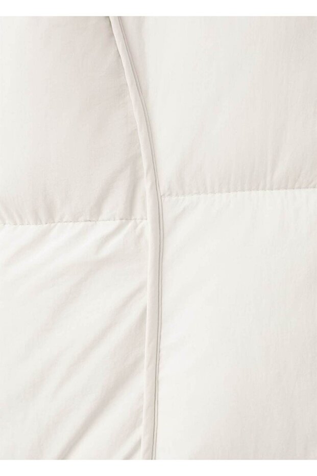 Dokuma kumaş kapitone anorak - 5