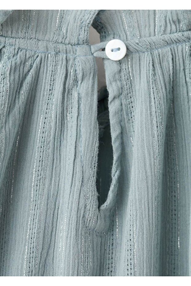 Volanlı lureks bluz - 5