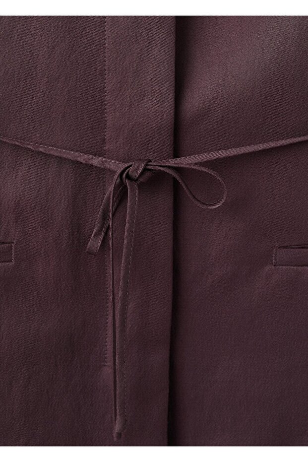 Bağ detaylı yelek - 5