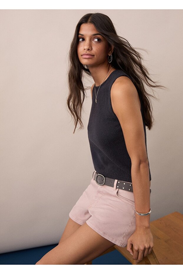 Düşük Bel Şort - 1