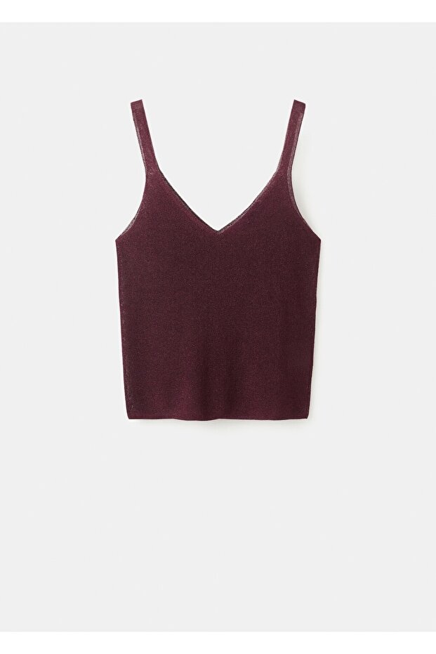 Lureks V yaka triko bluz - 3