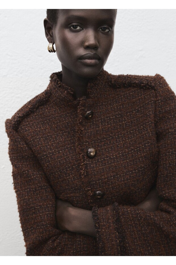 Dikişsiz tüvit ceket - 6