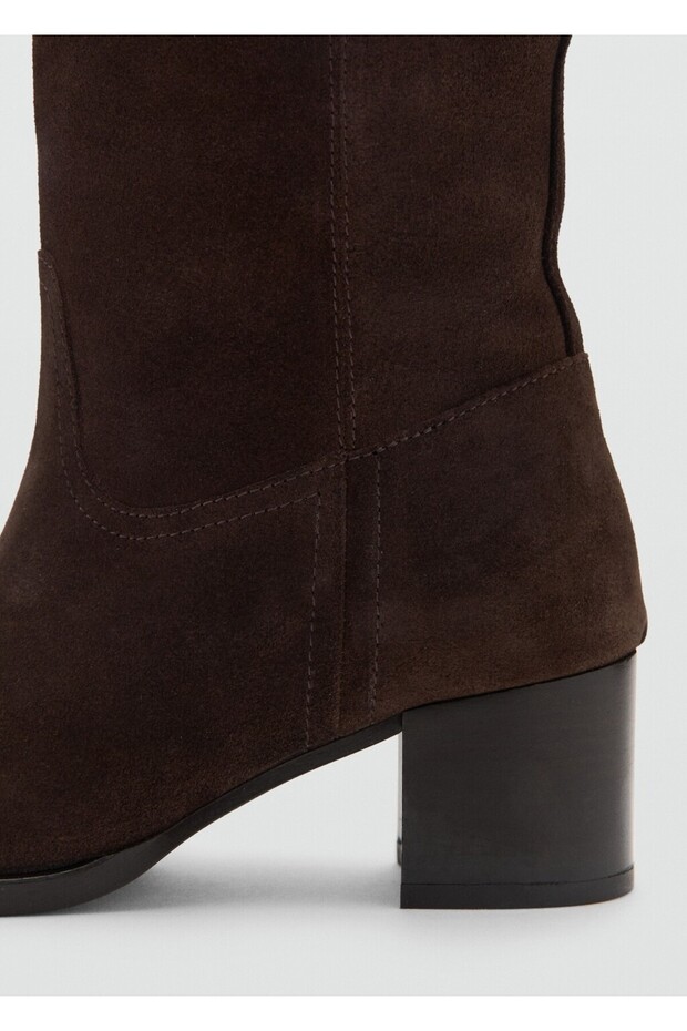 Topuklu süet bot - 3