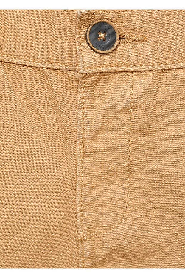 Pamuklu Bermuda Şort - 4