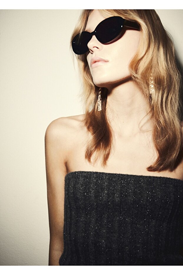 Lureks straplez triko bluz - 6