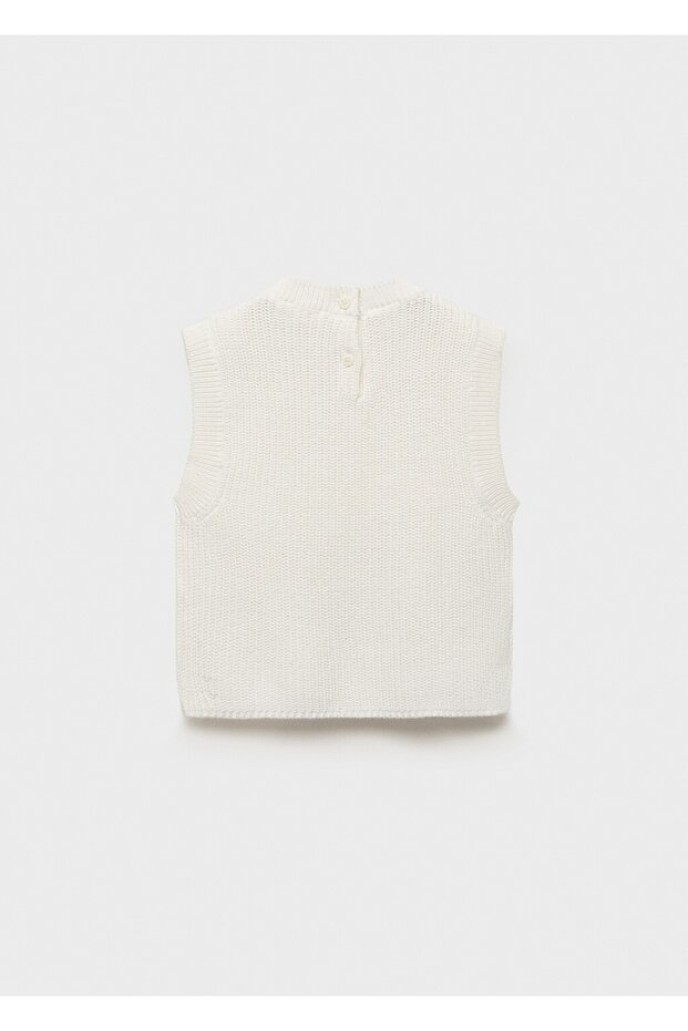 Pamuklu triko yelek - 4