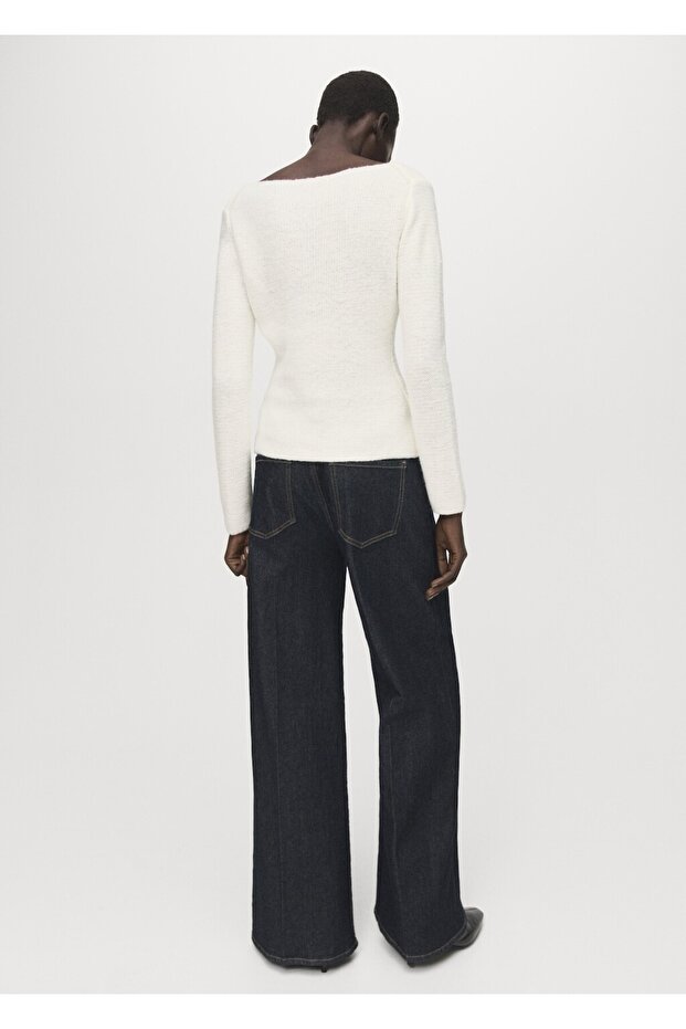 Dikişli triko kazak - 4