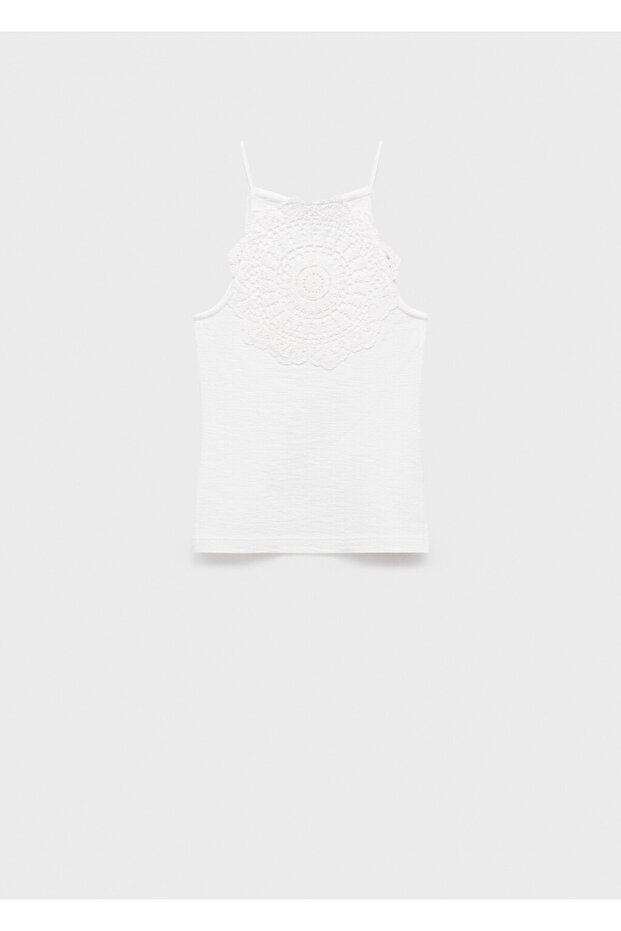 Tığ aplikeli bluz - 3