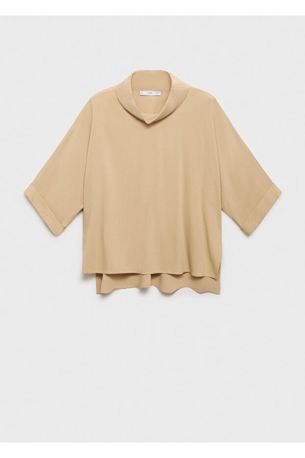 Oversize dökümlü bluz - 3