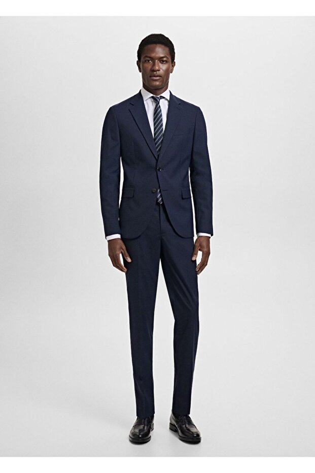 Slim fit Milan kumaş blazer ceket - 2