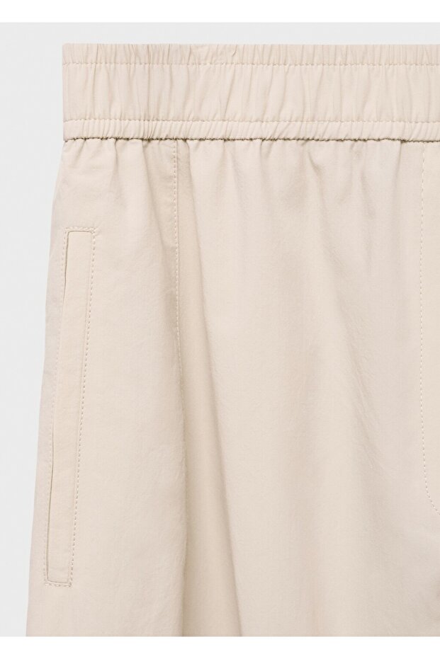 Baumwoll-Paperbag-Hose - 8