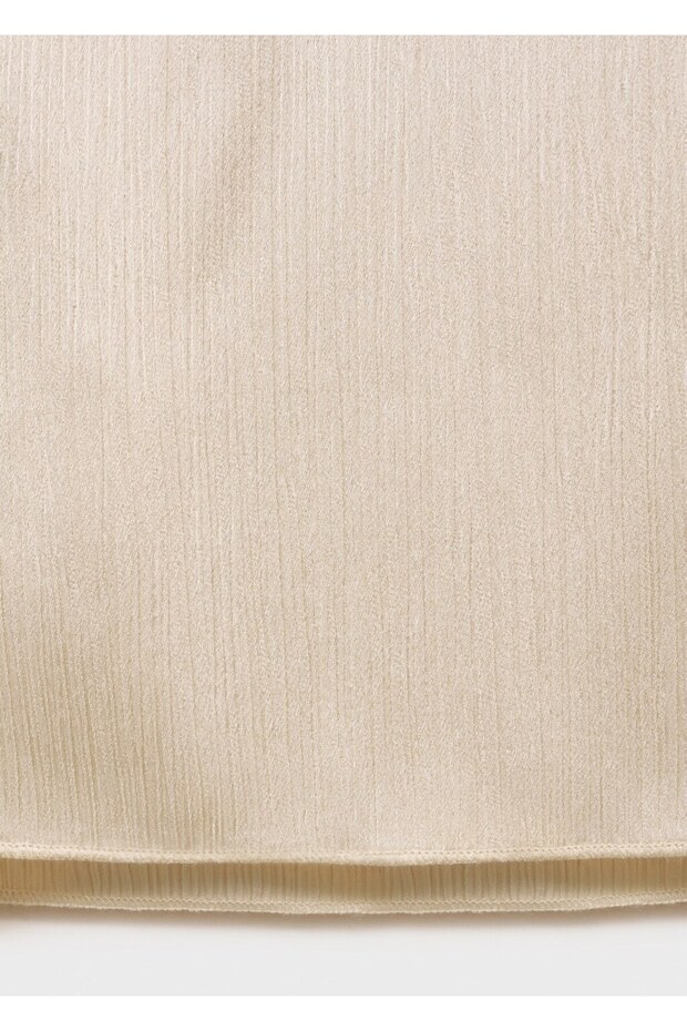 Pileli elastik belli pantolon - 8