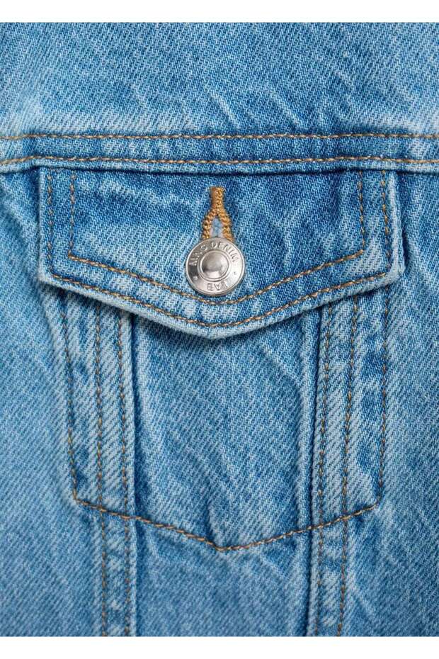 Klasik denim ceket - 5