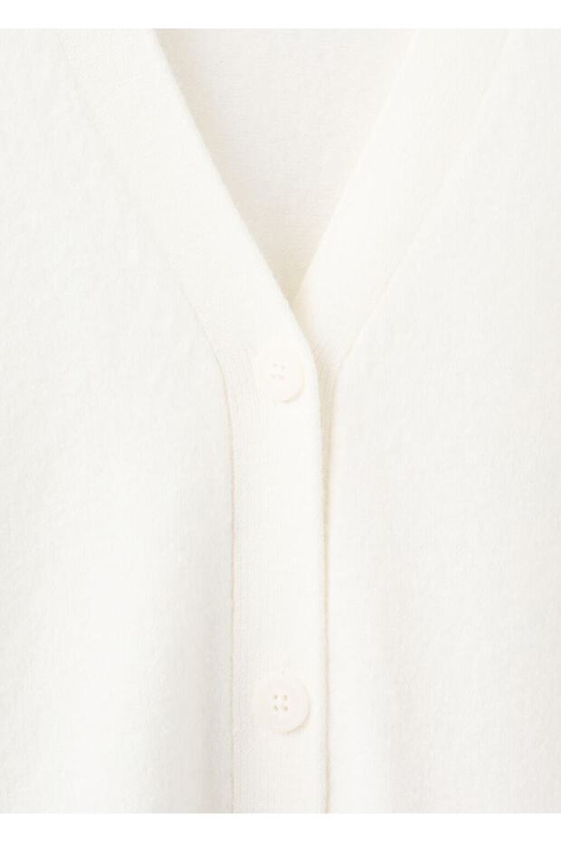 V yaka triko hırka - 8