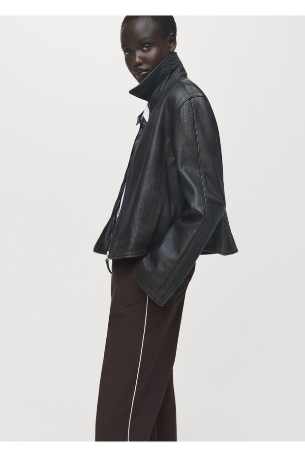 Yandan çizgili pantolon - 6