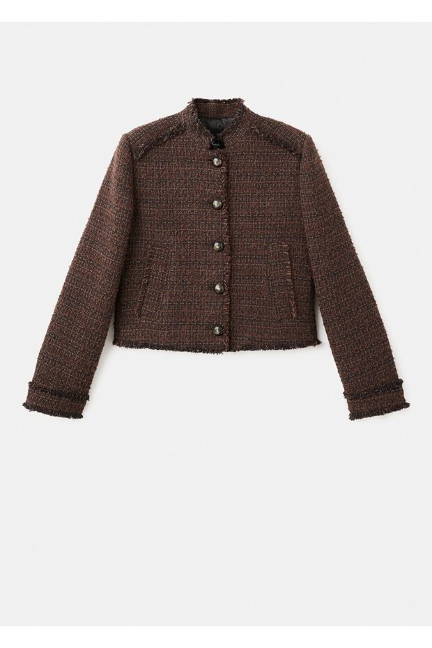 Dikişsiz tüvit ceket - 3