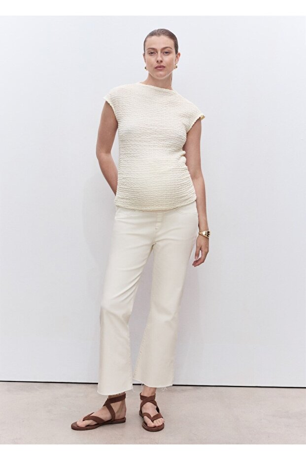 Krep pamuklu top - 2