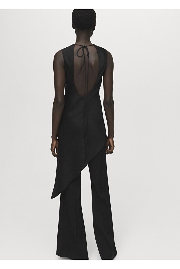 Uzun flare pantolon - 4