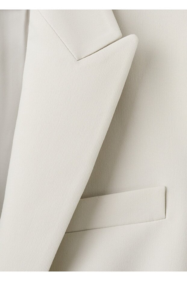 Dar kesim blazer ceket - 7
