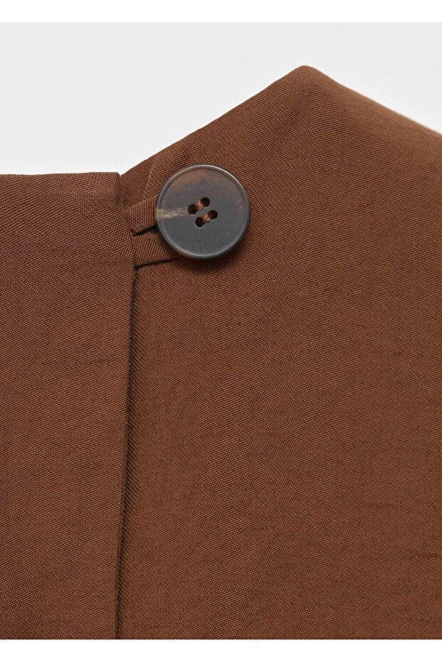 Düğmeli kısa bluz - 8