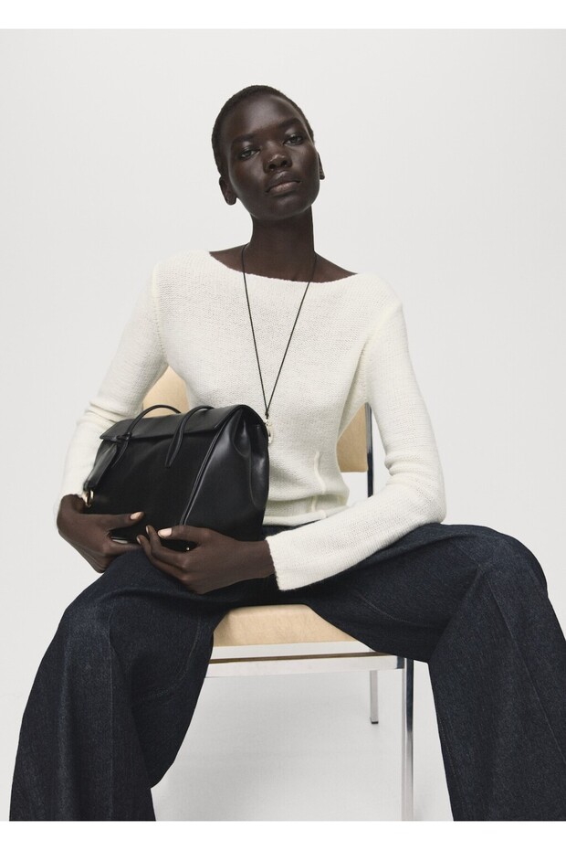 Dikişli triko kazak - 7