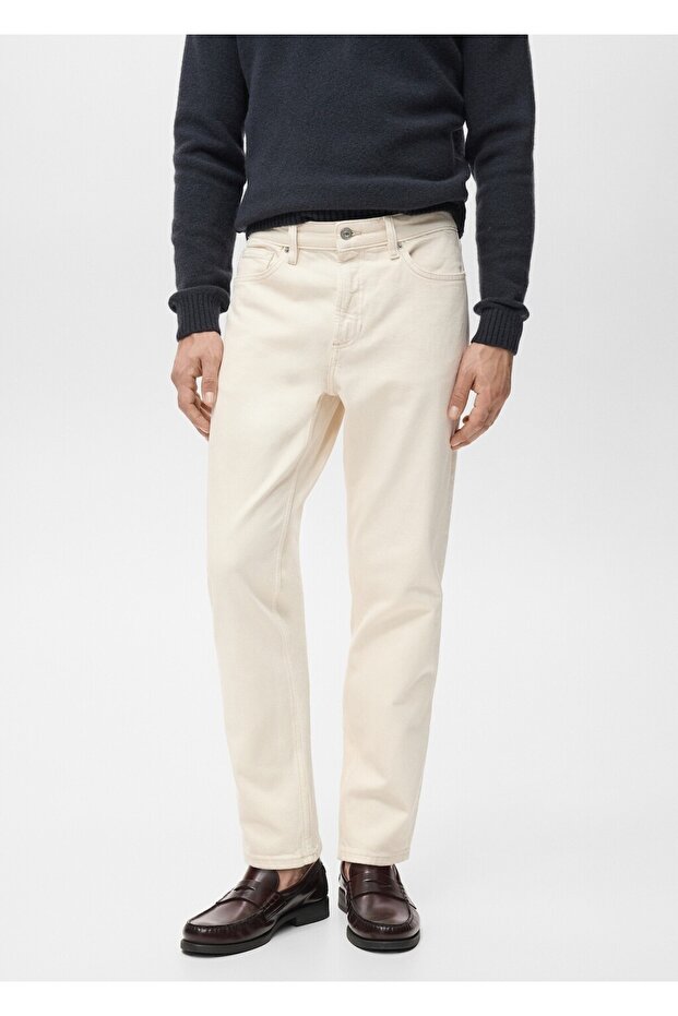Ben cropped tapered fit jean pantolon - 1