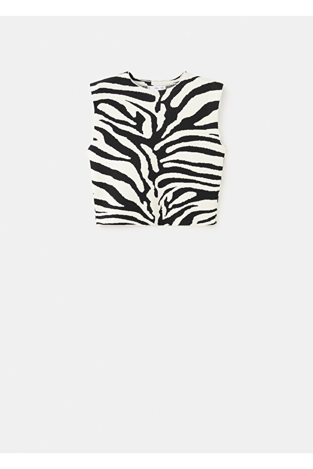 Desenli triko bluz - 3