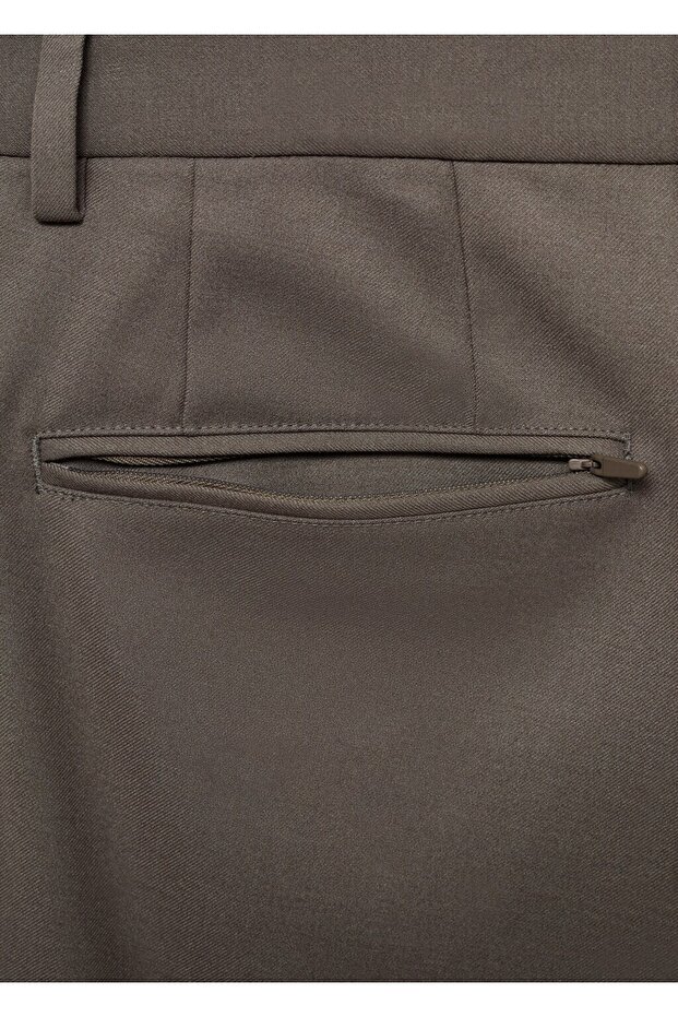 Dar kesim kargo pantolon - 5