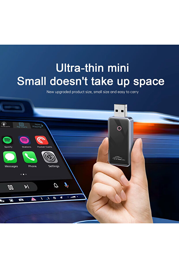 Adaptor wireless 2 în 1 CarPlay și Android Auto - 5