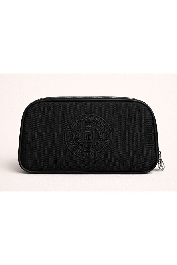 Black Women's Crossbody Daily Bag – Multi-Compartment Adjustable Strap