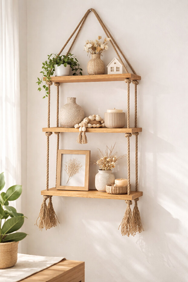 DEKORATİF DUVAR RAFI - 2