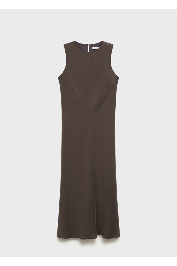 Uzun modal elbise - 3