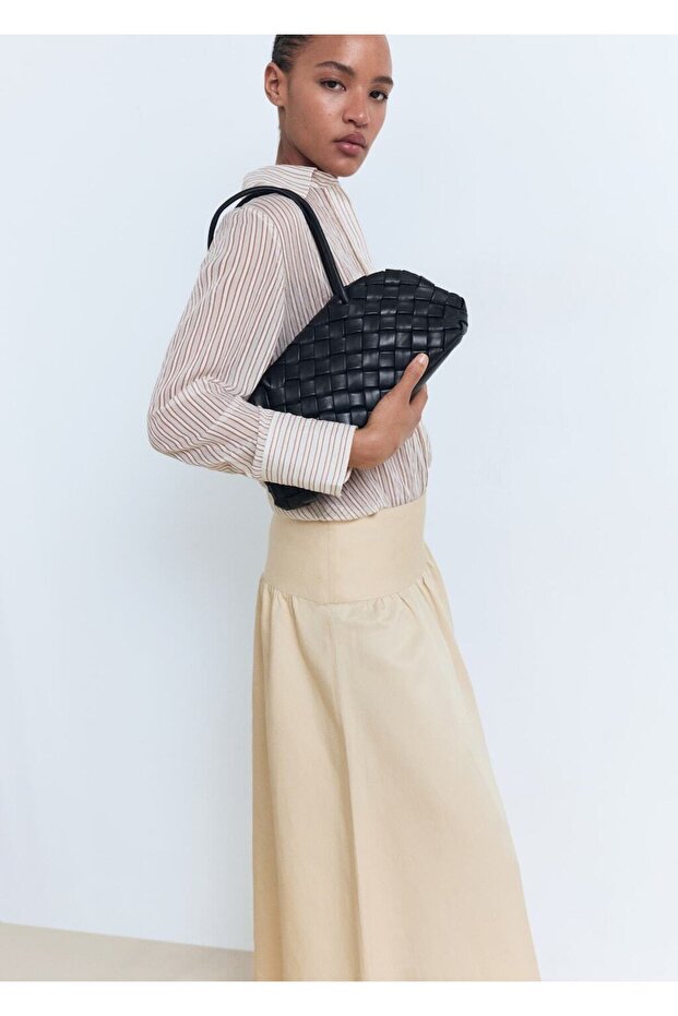 Püsküllü midi etek uçları - 1