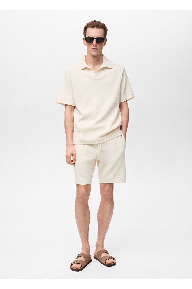 Dokulu regular fit polo gömlek - 2