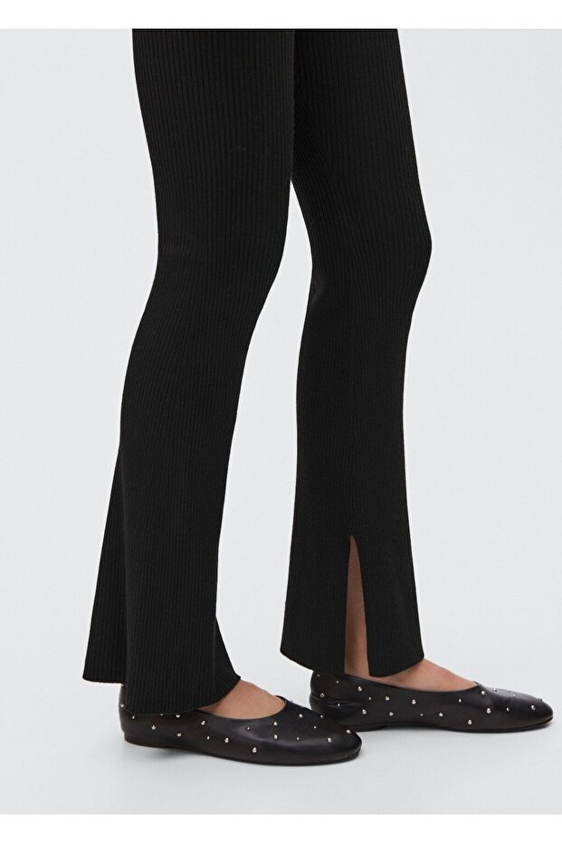 İspanyol paçalı fitilli pantolon - 8