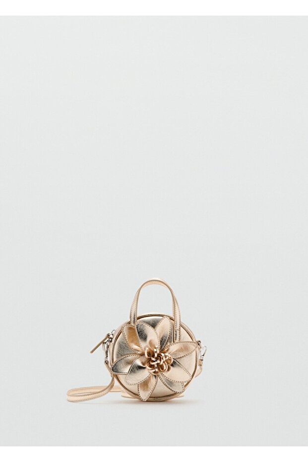 Çiçekli mini çanta - 3