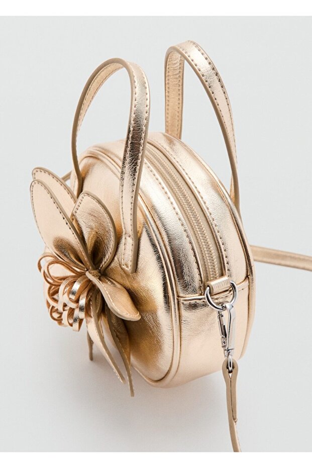 Çiçekli mini çanta - 5