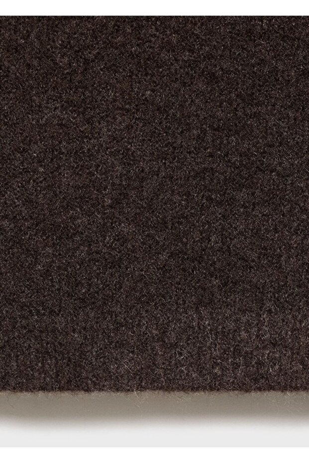 Düz kesim triko pantolon - 5