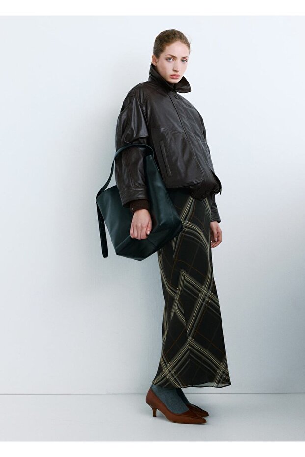 Kareli uzun etek - 2