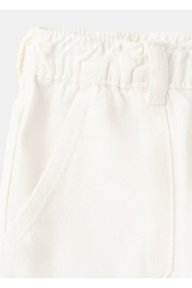 Beli elastik düz jean - 5