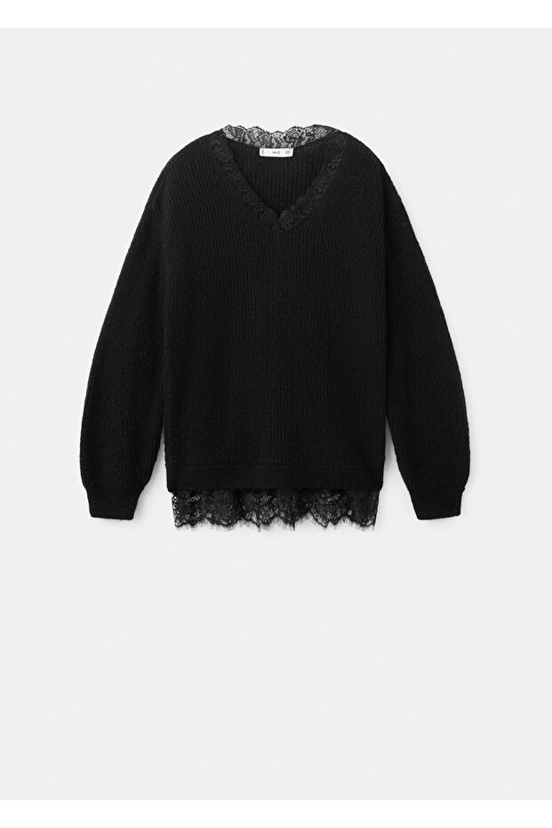 Dantel triko kazak - 3