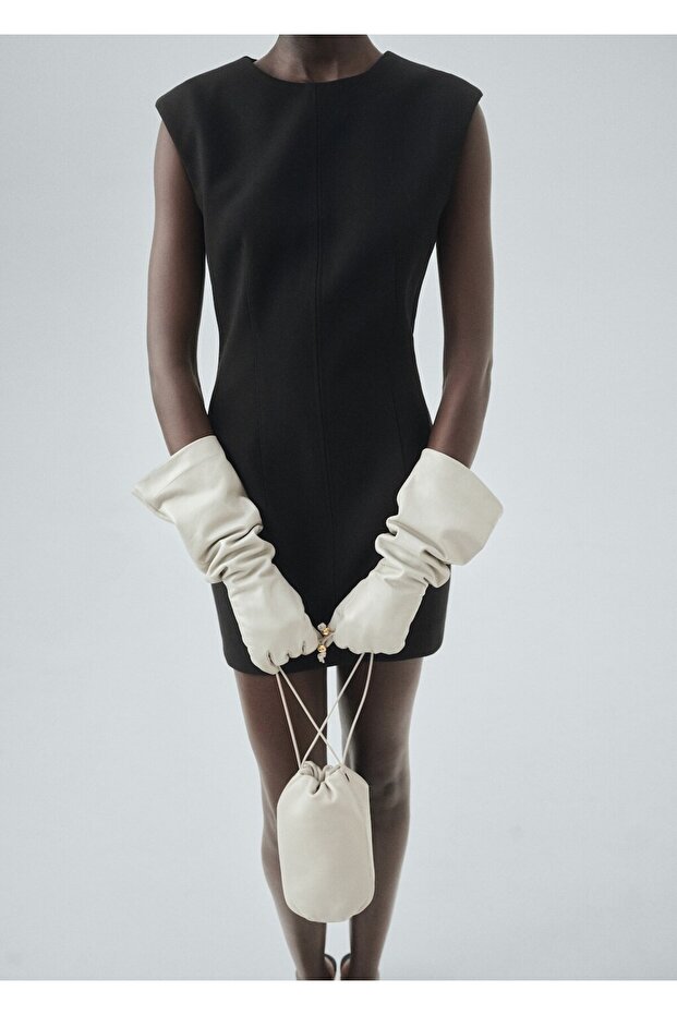 Cepli kısa elbise - 7