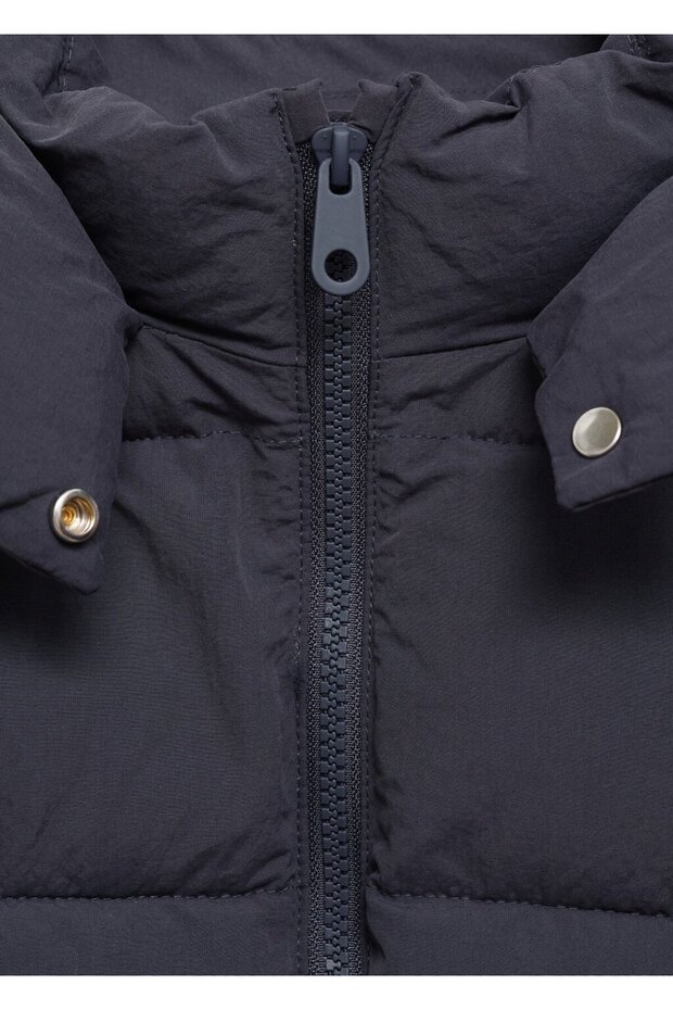 Kapüşonlu kapitone anorak - 4