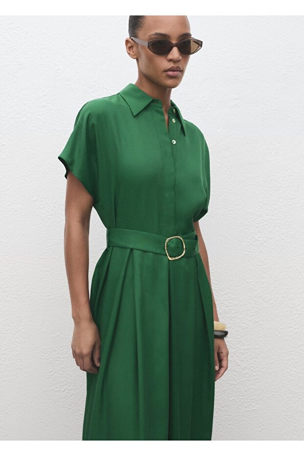 Liyosel gömlek elbise - 1