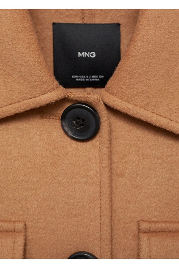 Cepli yün ceket - 8