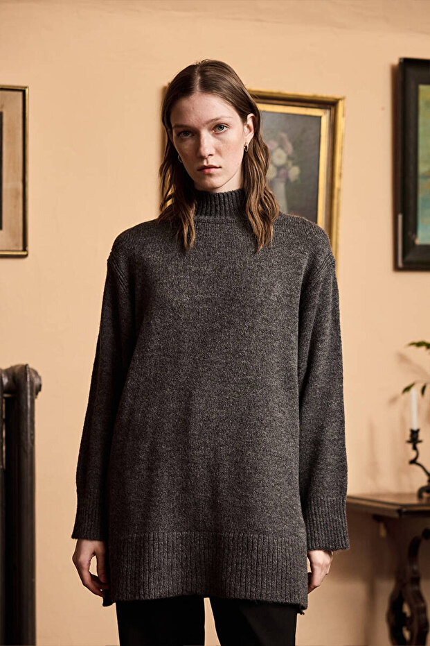 ANTRASİT SOFT KAZAK - 3